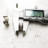 Creole Hinged Hoop Earrings Europe Style Glam Fine Jewerly Gift in 925 Sterling Silver for Women