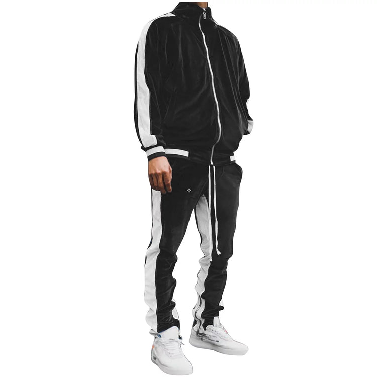 Velour Tracksuit Mens,2023 Men&