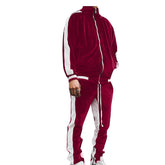 Velour Tracksuit Mens,2023 Men&