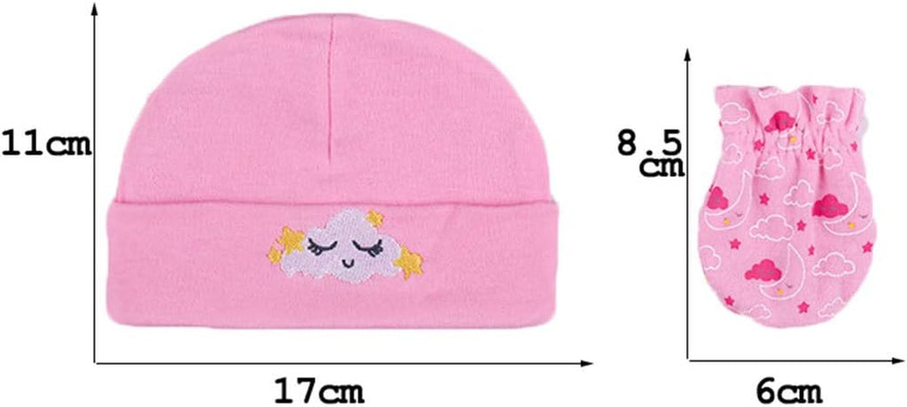 Newborn Baby Cap and Mitten Bundle Baby Hats and Mittens Baby Gloves Sets