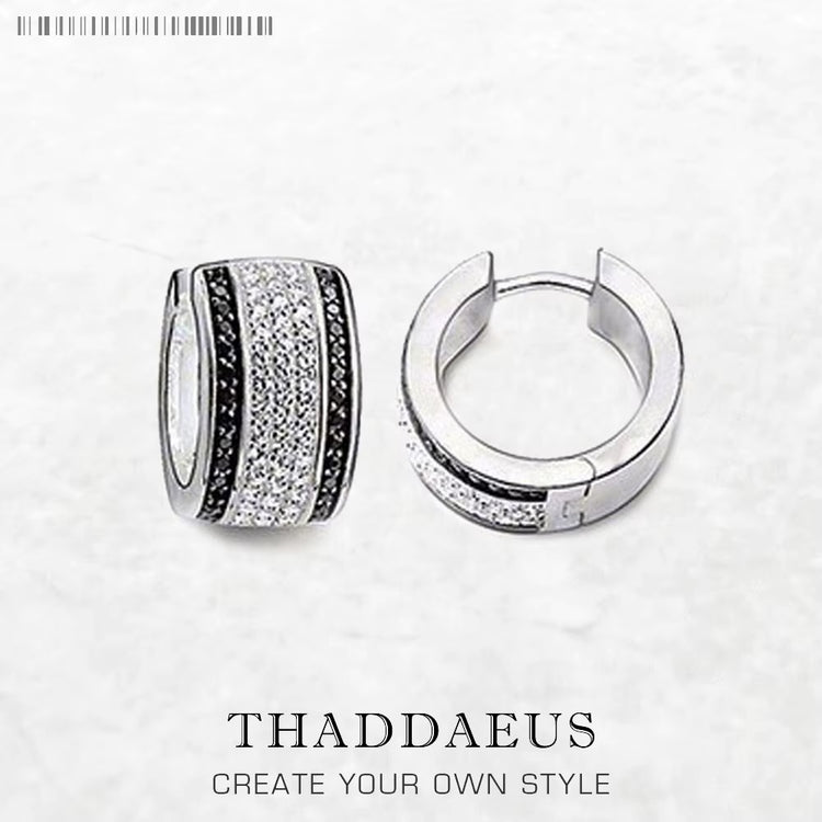 Creole Hinged Hoop Earrings Europe Style Glam Fine Jewerly Gift in 925 Sterling Silver for Women