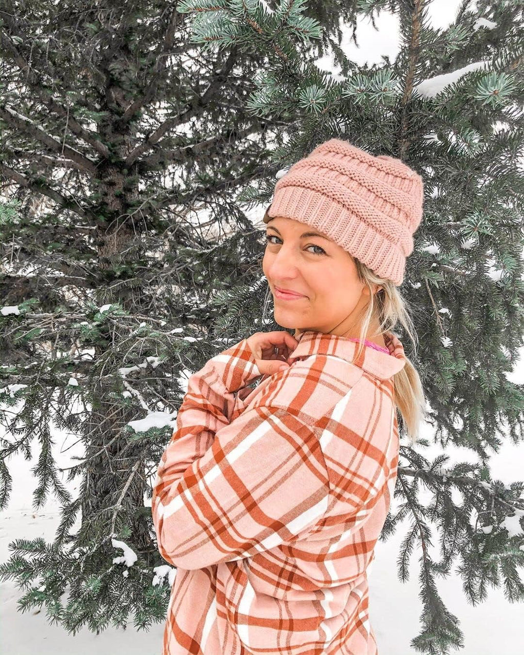 Skull Cap Beanie for Women - Womens Winter Hat Knit Slouch Style, Warm, Soft Unisex Cold Weather Mens Beanies