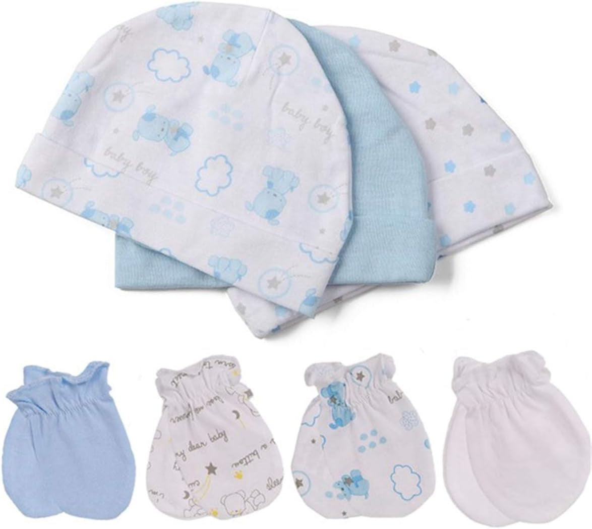 Newborn Baby Cap and Mitten Bundle Baby Hats and Mittens Baby Gloves Sets